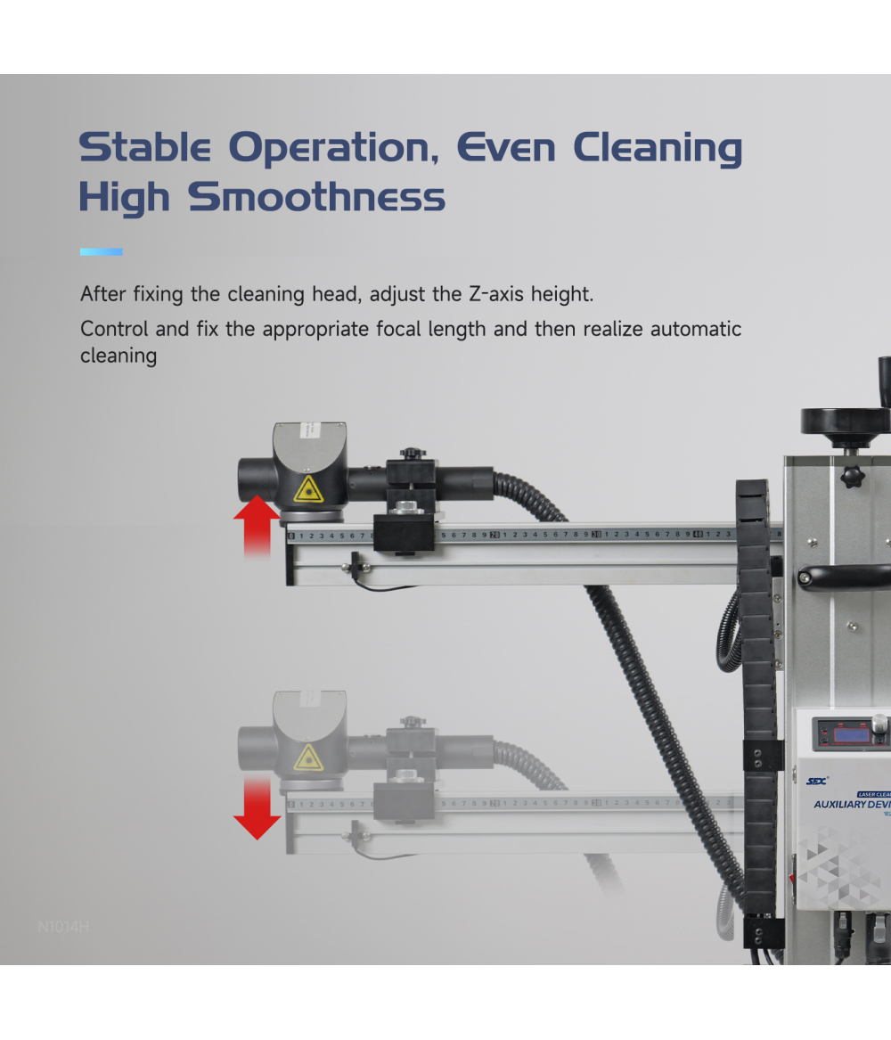 JF-500 Laser Cleaning Auxiliary Device for Stable Operation and Even Cleaning